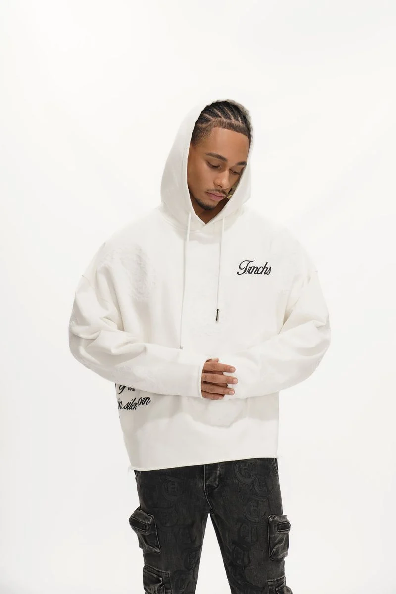 Trnchs Paisley Command Hoodie White - Image 3