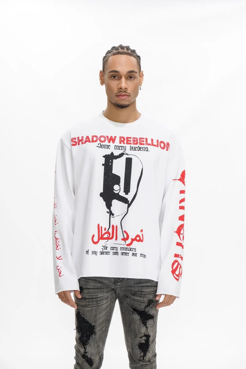Trnchs Shadow Rebellion Shirt White - Image 2