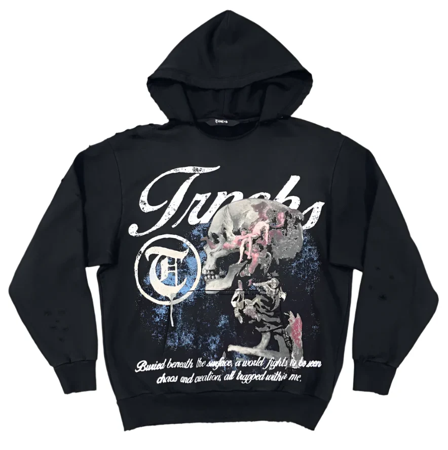 Trnchs Unseen Wars Men's Hoodie Black - Image 2