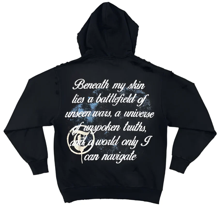 Trnchs Unseen Wars Men's Hoodie Black - Image 3