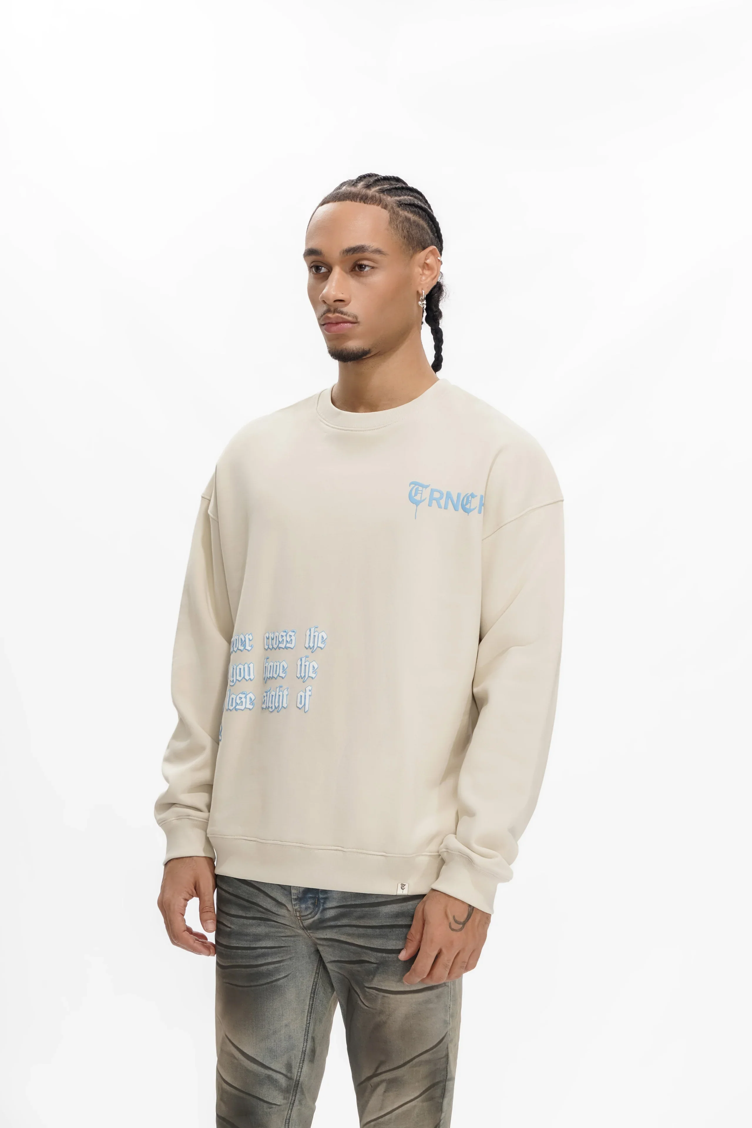 Trnchs Sight Of The Shore Sweater Men's Khaki - Image 6