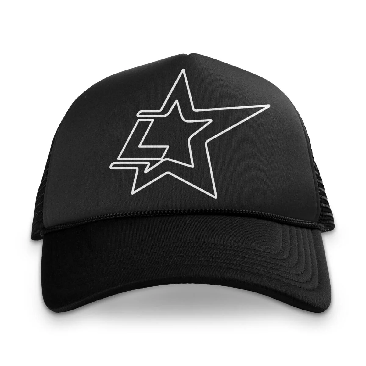 Lonely Hearts Lonestar Trucker Hat - Graphic Black - Image 2
