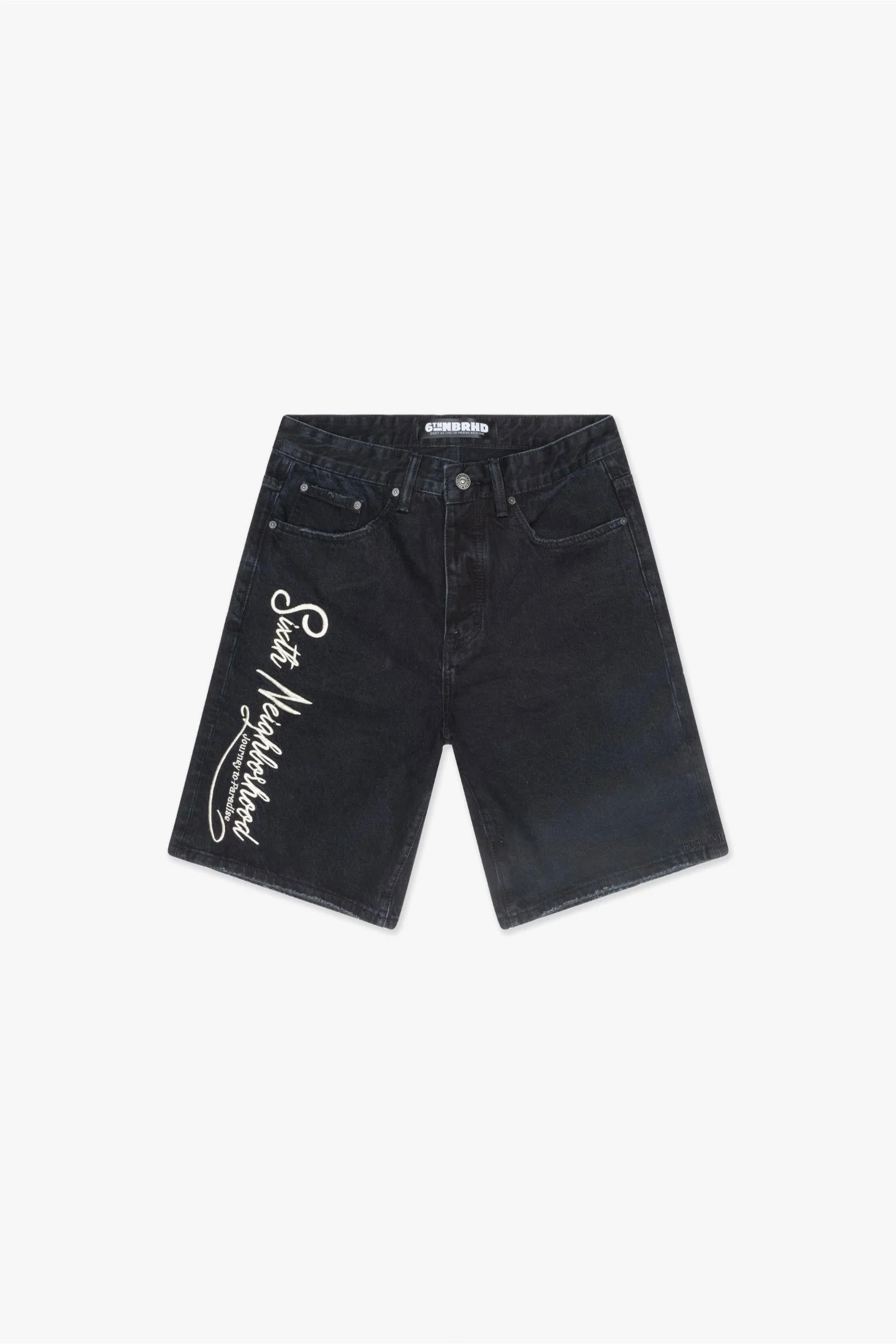 6Th Nbrhd Tides Men's Shorts Black - Image 2