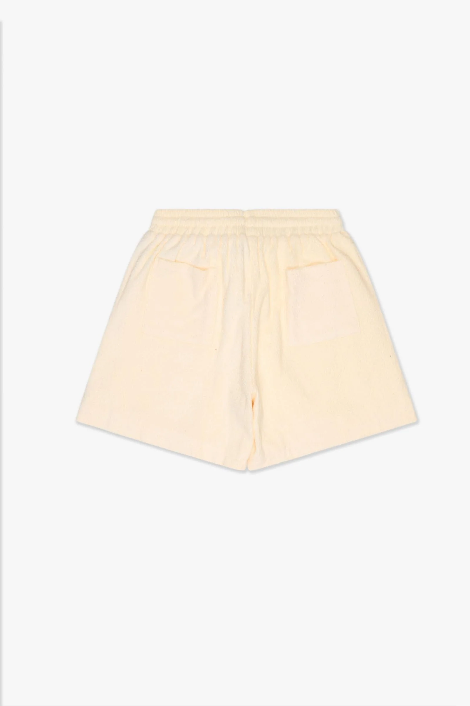 Silnt Chptrs Terry Shorts - Plush Texture Cream - Image 9