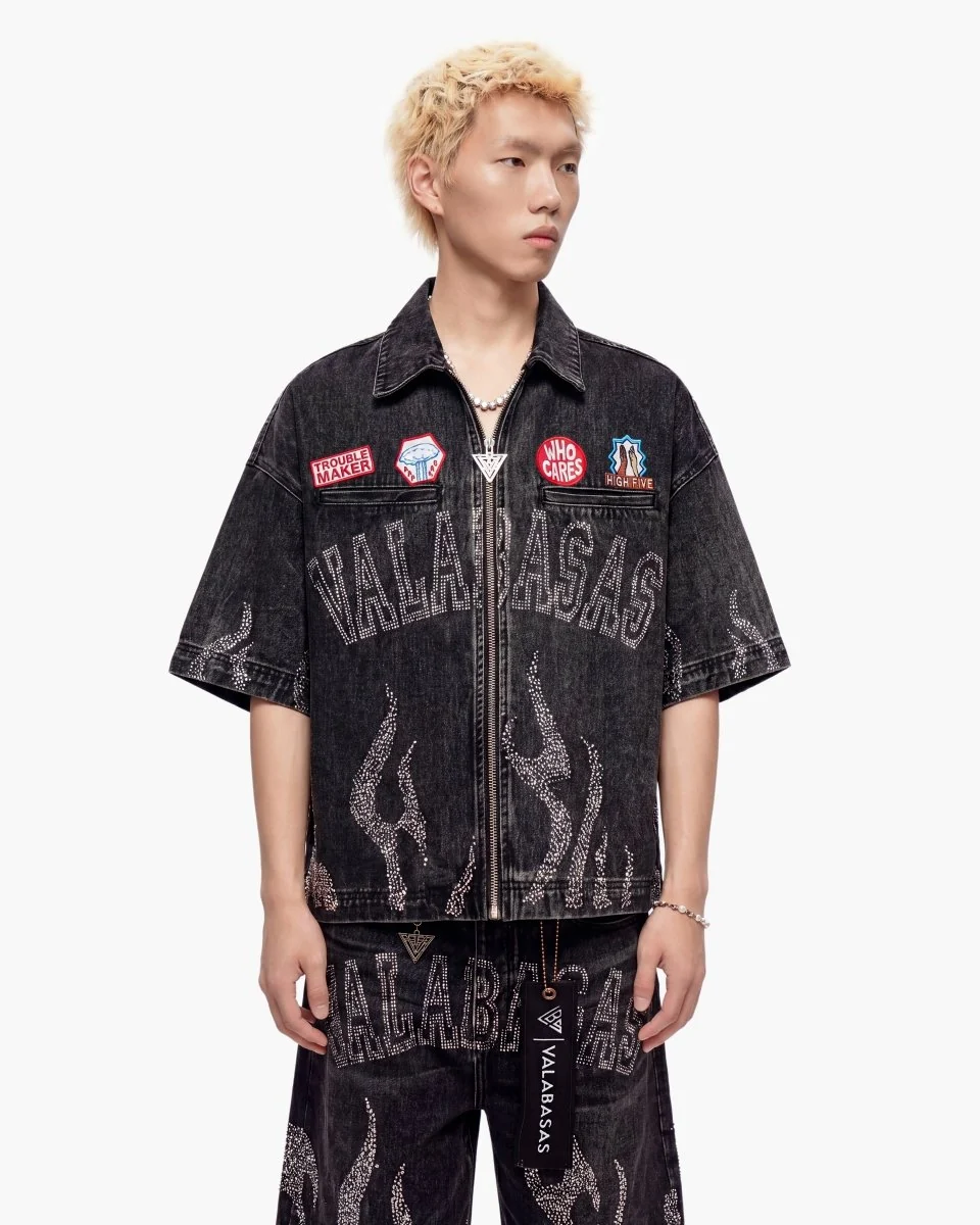 Valabasas Torch Shirt - Graphic Black - Image 2