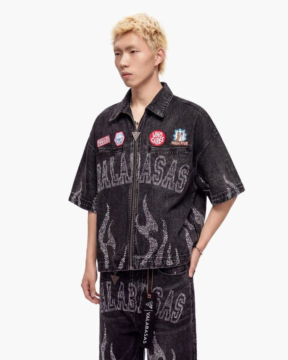 Valabasas Torch Shirt - Graphic Black - Image 5