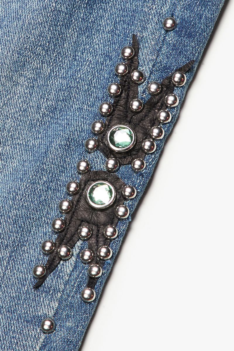 Valabasas Trail Jeans - Embroidered Blue Wash - Image 4