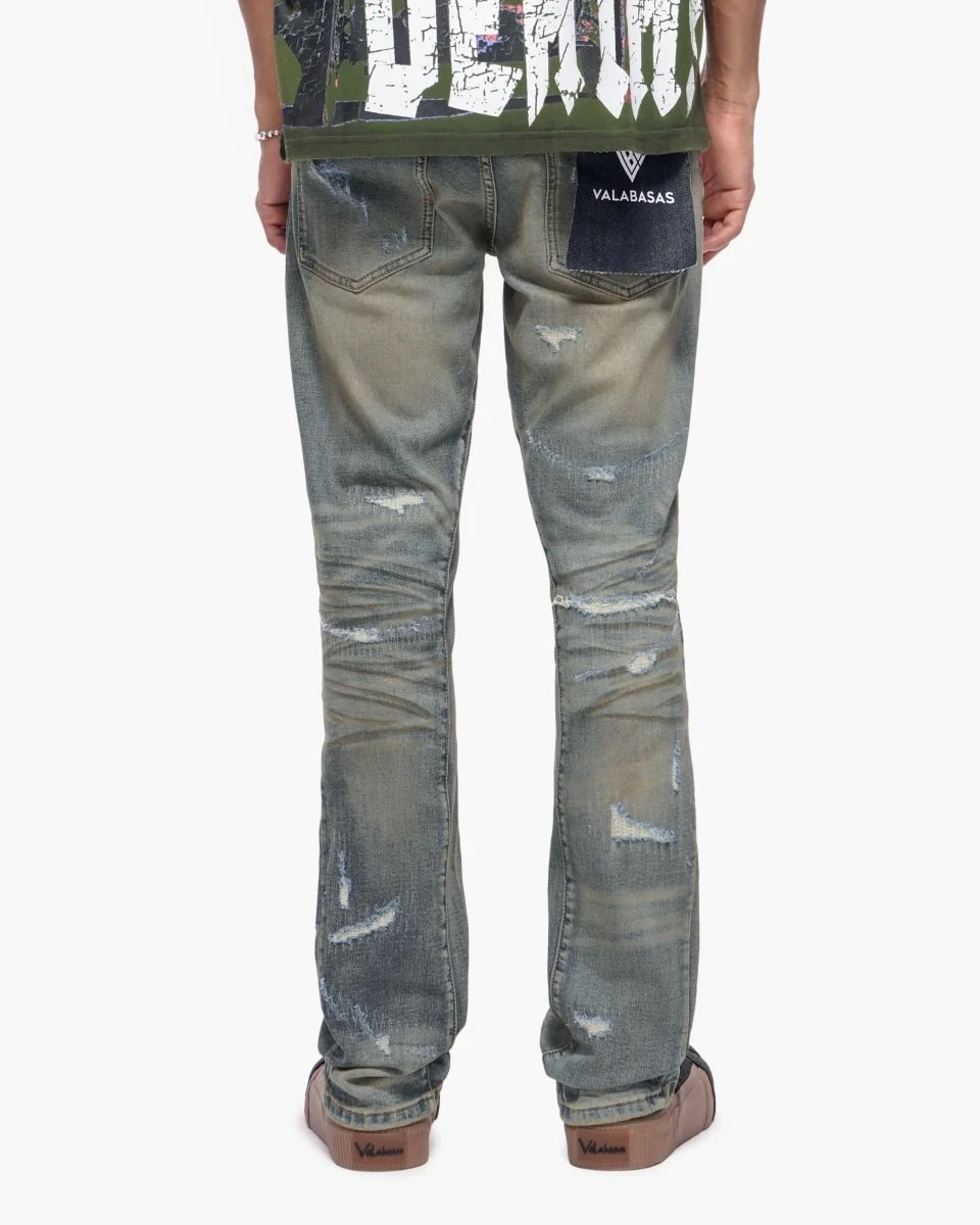 Valabasas Trance Jeans - Distressed Vintage Washed - Image 4