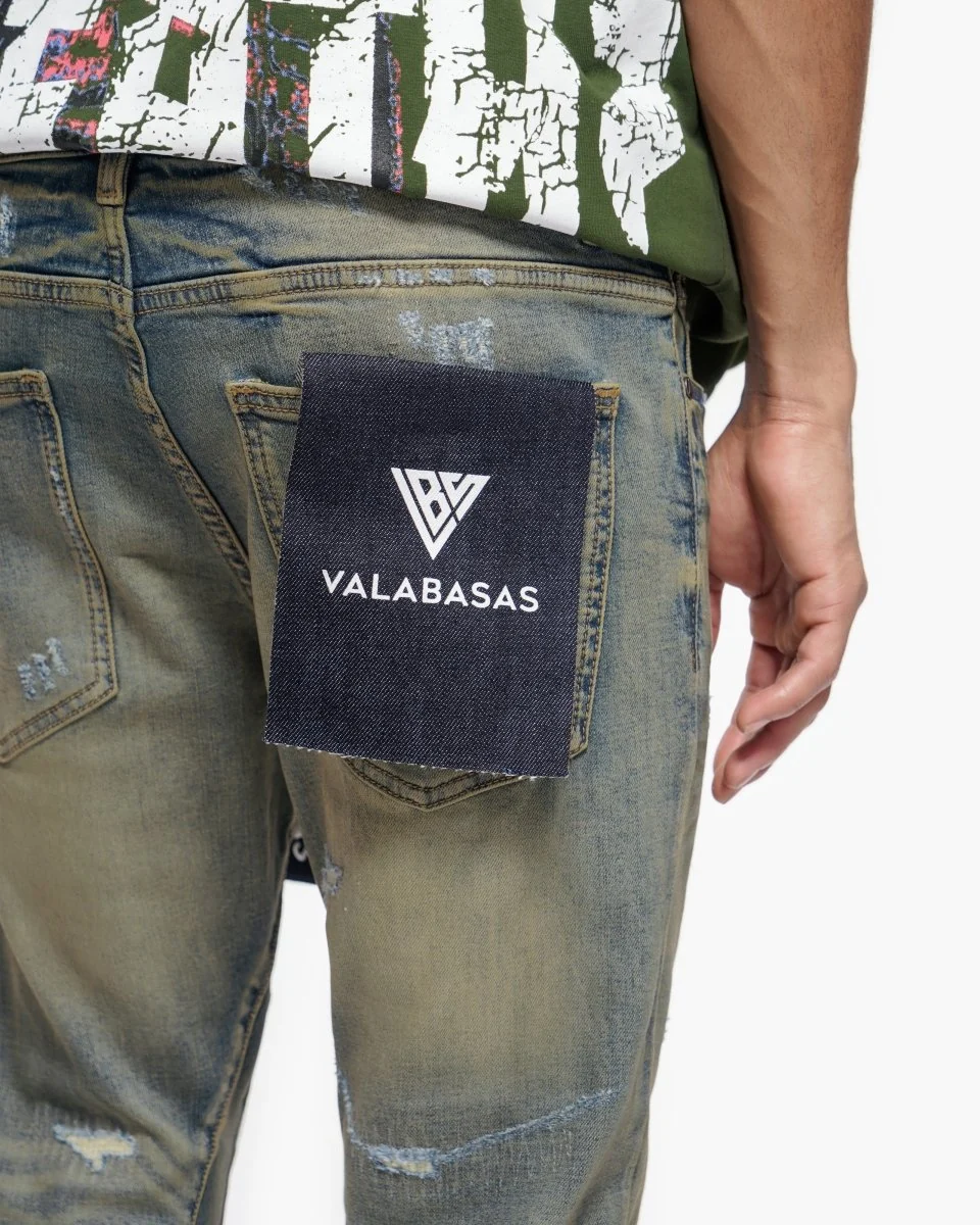 Valabasas Trance Jeans - Distressed Vintage Washed - Image 7