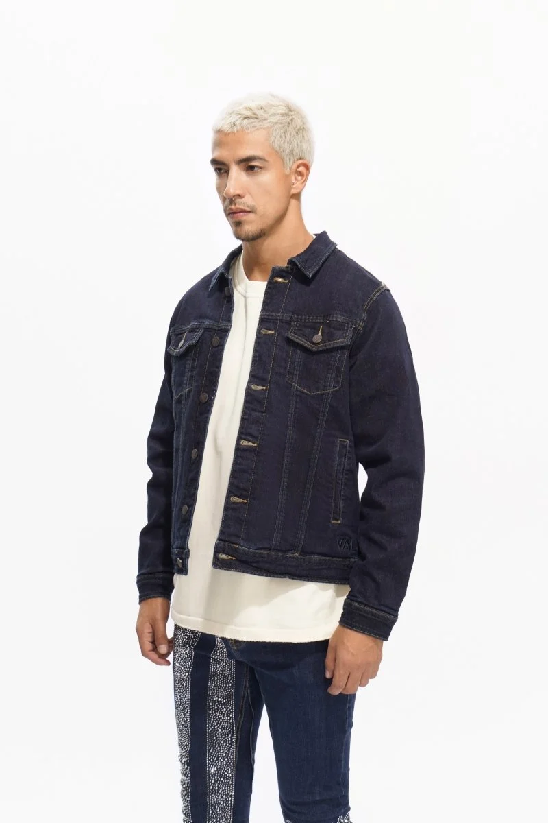 Valabasas Men's Denim Jacket - Dark Wash - Image 8