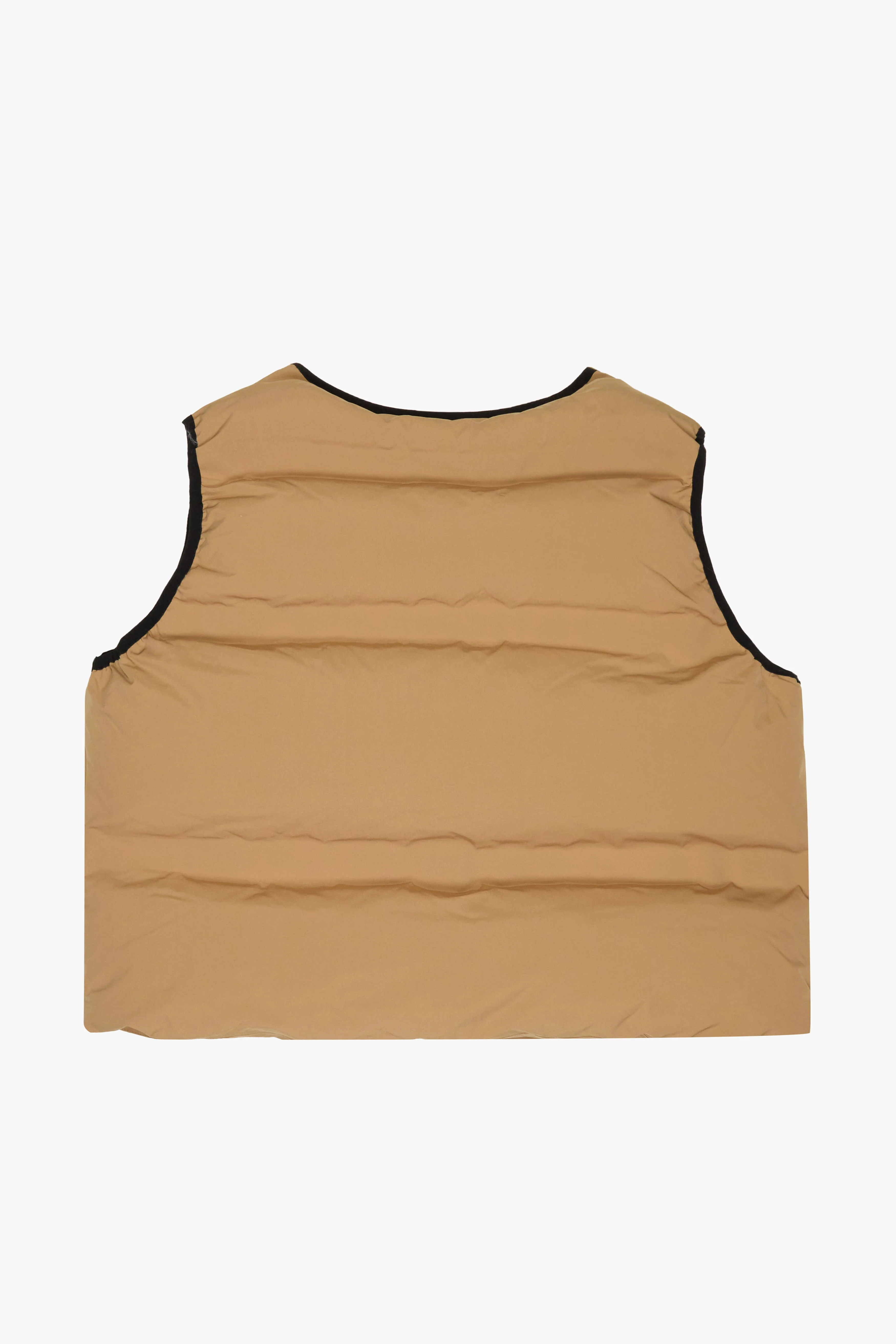Silnt Chptrs Boxy Vest - Cropped Khaki - Image 6
