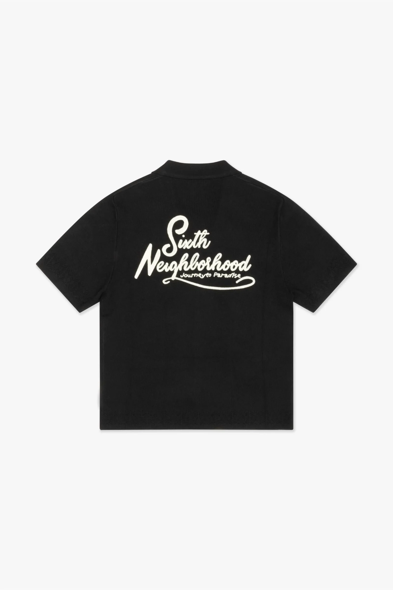 6Th Nbrhd Tropics Men's Shirt Black - Image 14
