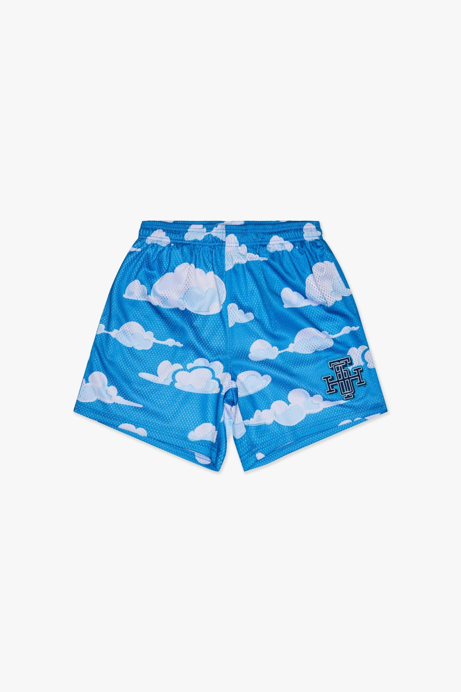 6Th Nbrhd Try-Outs Men's Shorts Blue White - Image 2