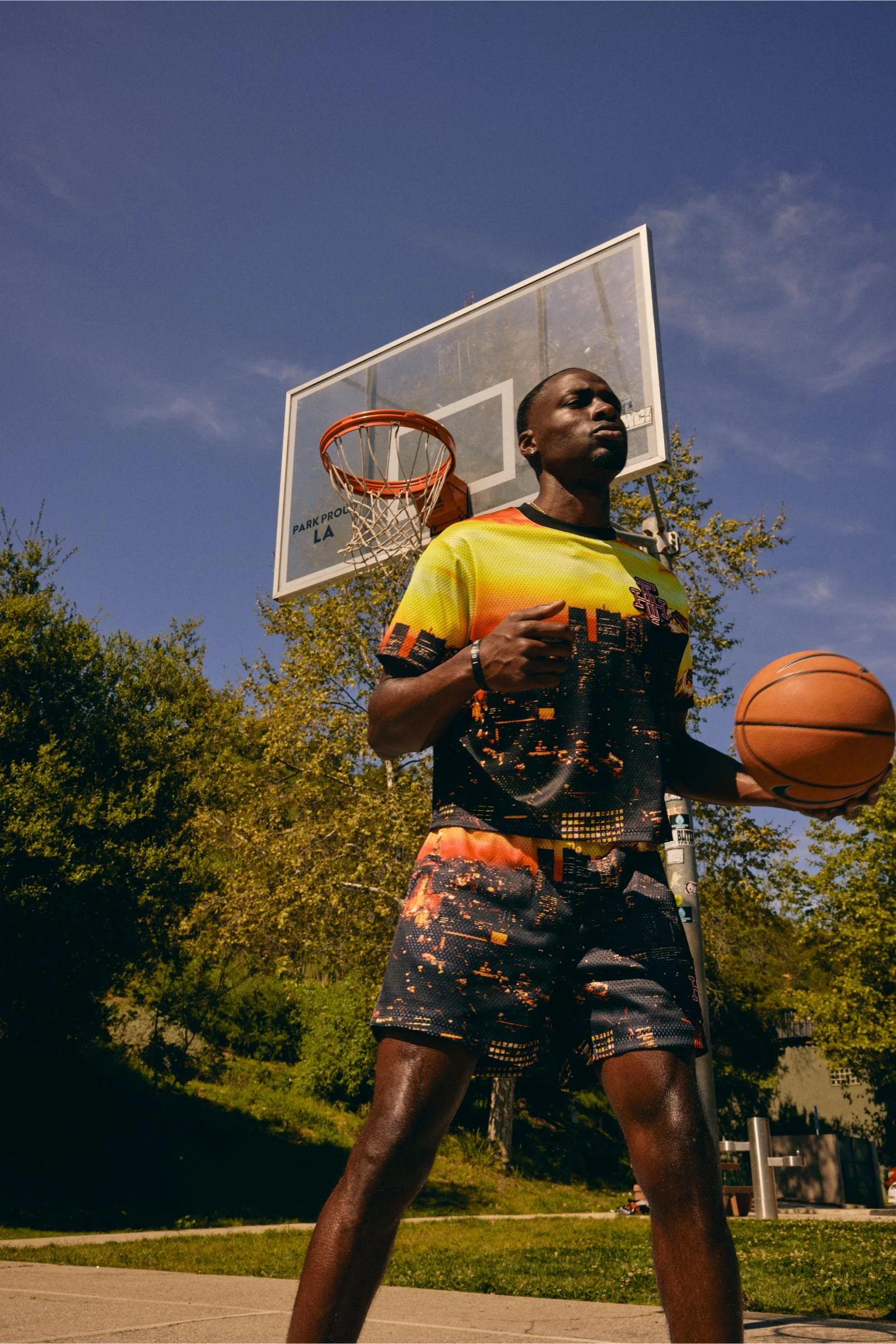 6Th Nbrhd Try-Outs Men's Shorts Org Multi - Image 13