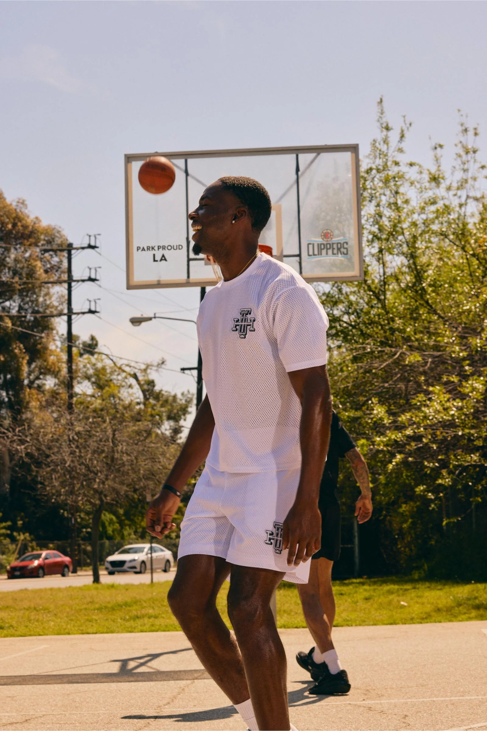 6Th Nbrhd Try-Outs Men's Shorts White - Image 10