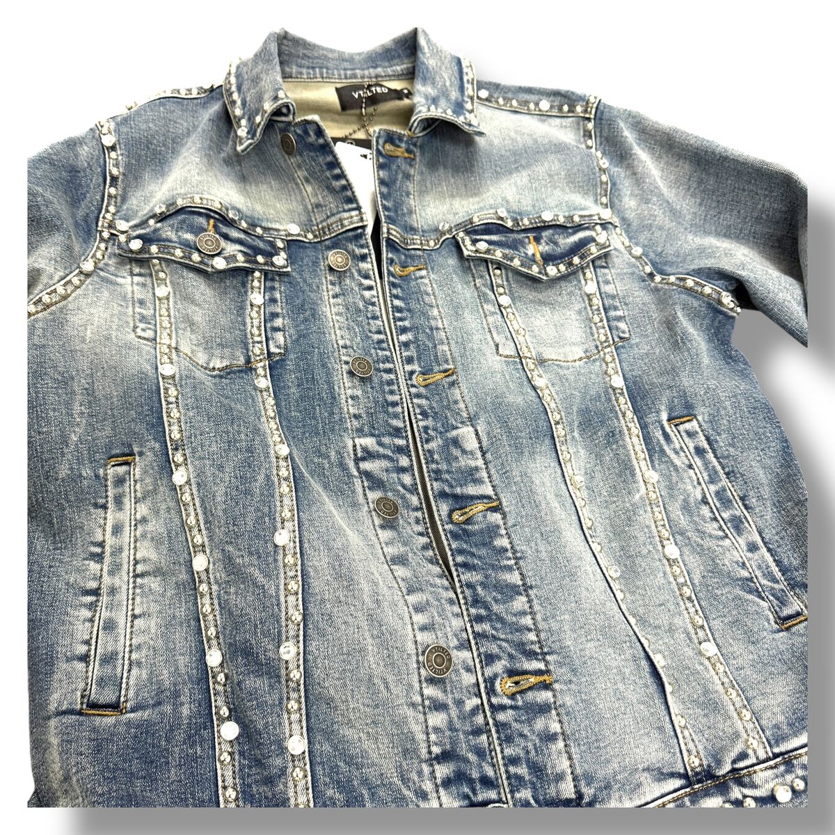 Vtilited Jacket Blue Wash - Image 4