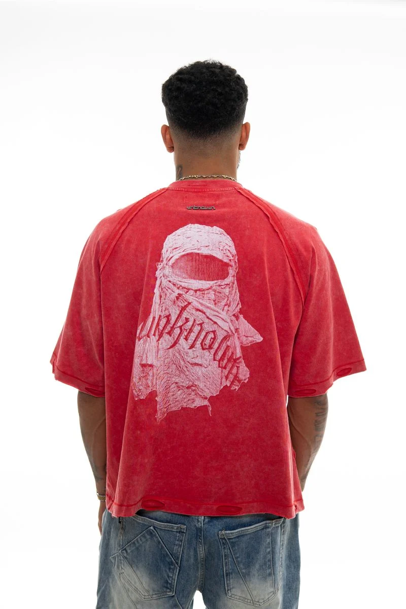Unknown Shroud T-Shirt - Washed Cherry