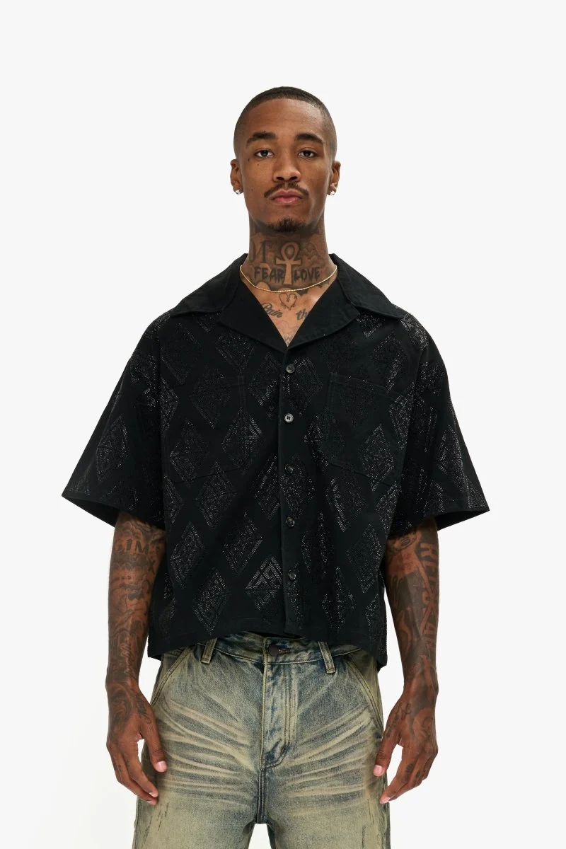 Valabasas Uplift Button Down Shirt Black - Image 3