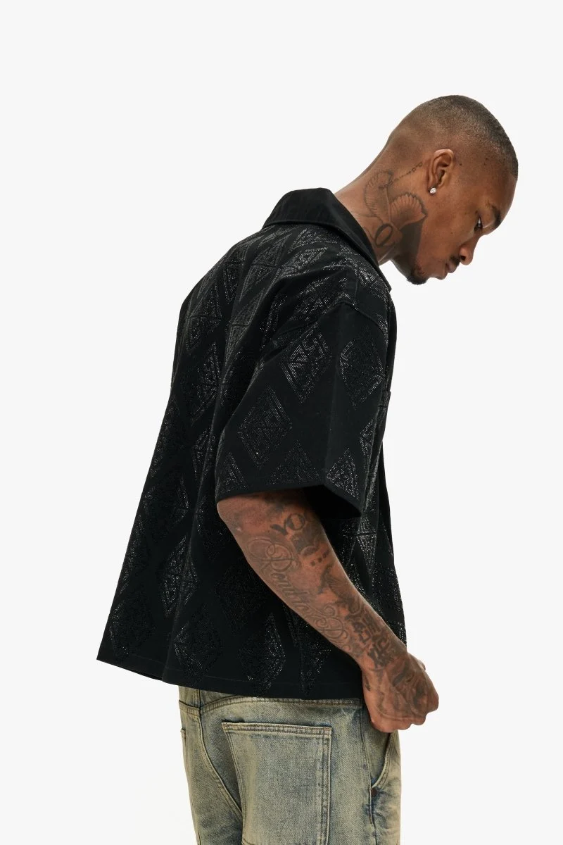 Valabasas Uplift Button Down Shirt Black - Image 7