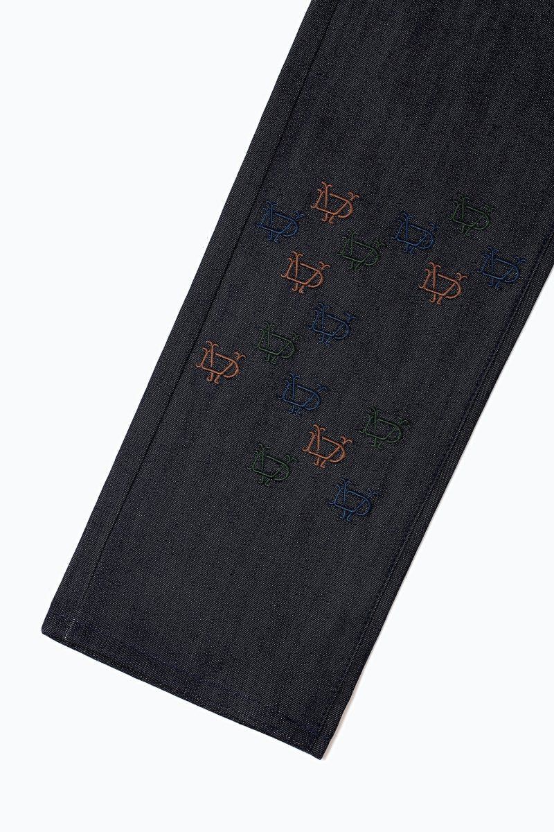 Vala De Labasas Vetta Selvedge Denim Jeans - Dark Wash - Image 5