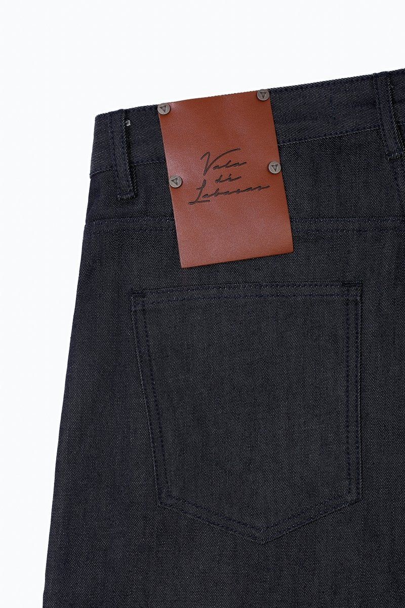 Vala De Labasas Vetta Selvedge Denim Jeans - Dark Wash - Image 6