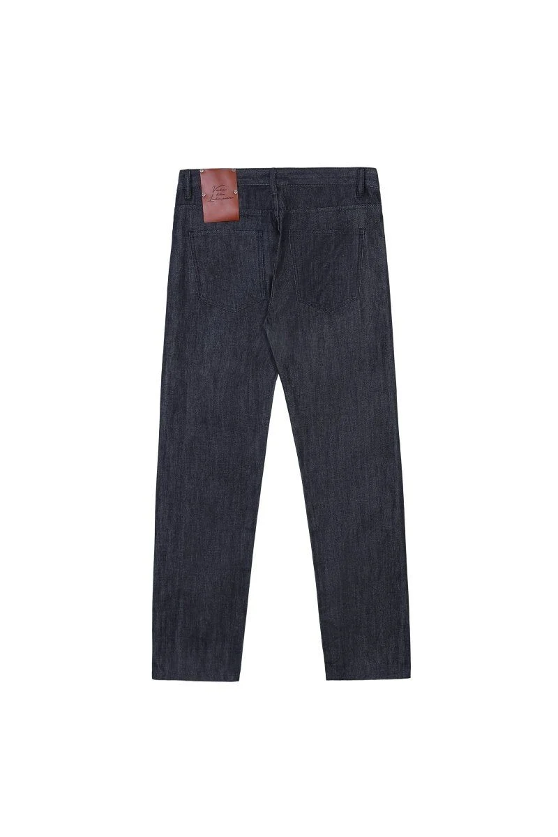 Vala De Labasas Vetta Selvedge Denim Jeans - Dark Wash - Image 7