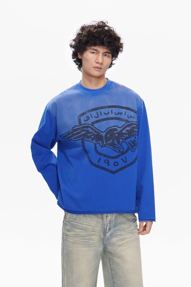 Valabasas Air Crew Neck Sweatshirt - Graphic Print - Image 13