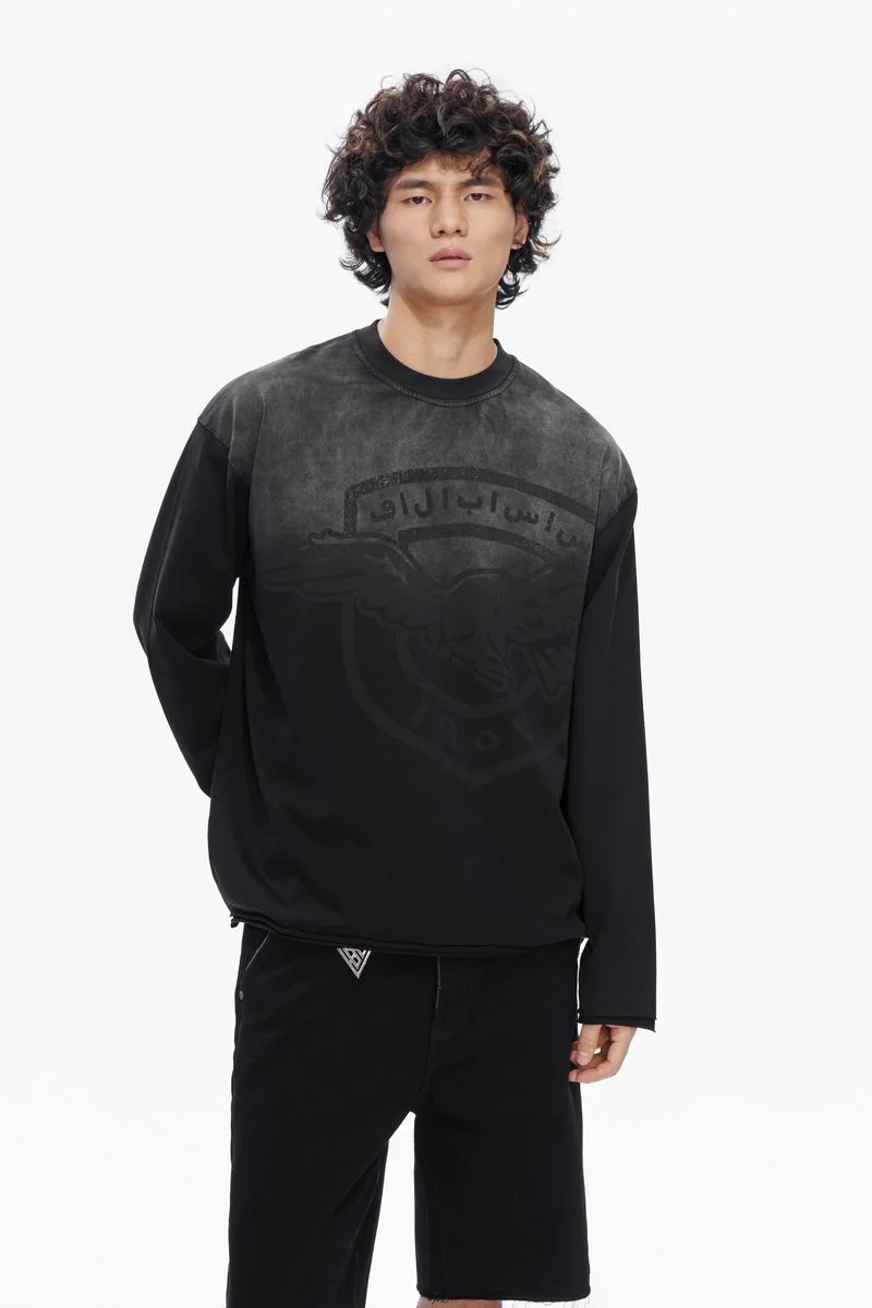 Valabasas Air Crew Neck Sweatshirt - Graphic Print - Image 5