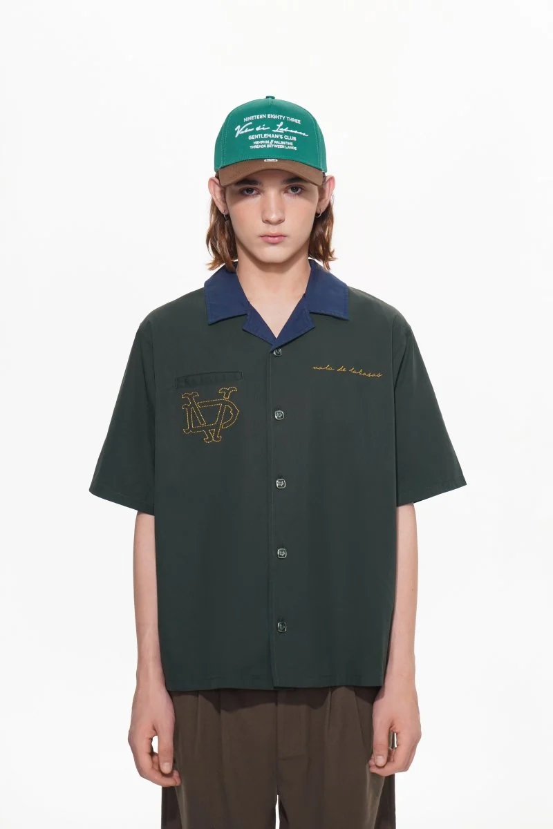 Vala De Labasas Vazio Button Down Jacket Green - Image 7