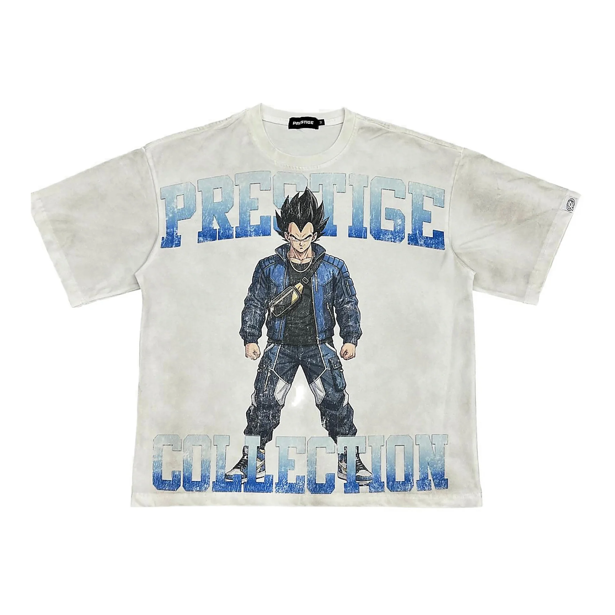 Prestige Denim Vegeta T-Shirt - Oversized White
