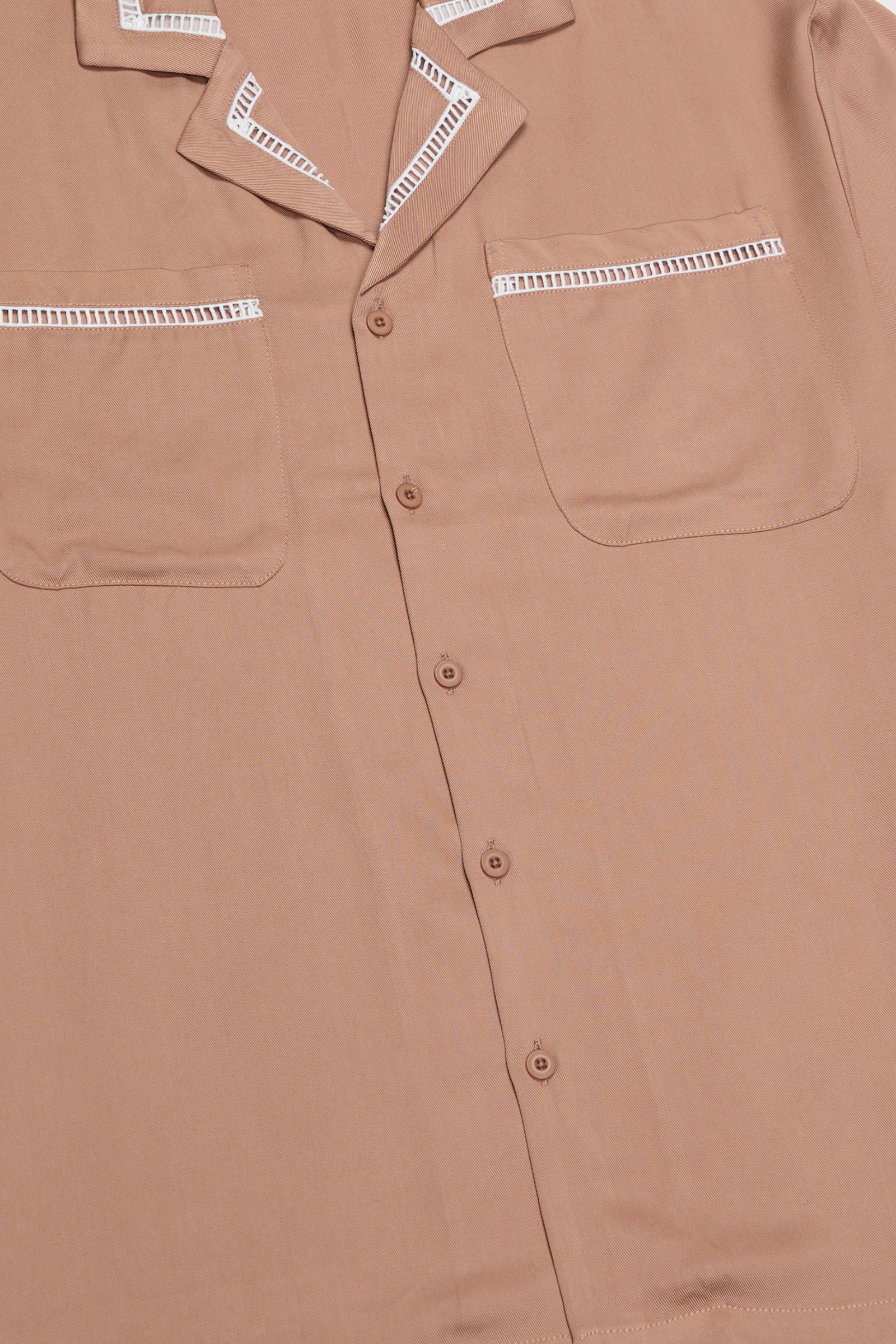 Silnt Chptrs Vibes Shirt Khaki - Image 4