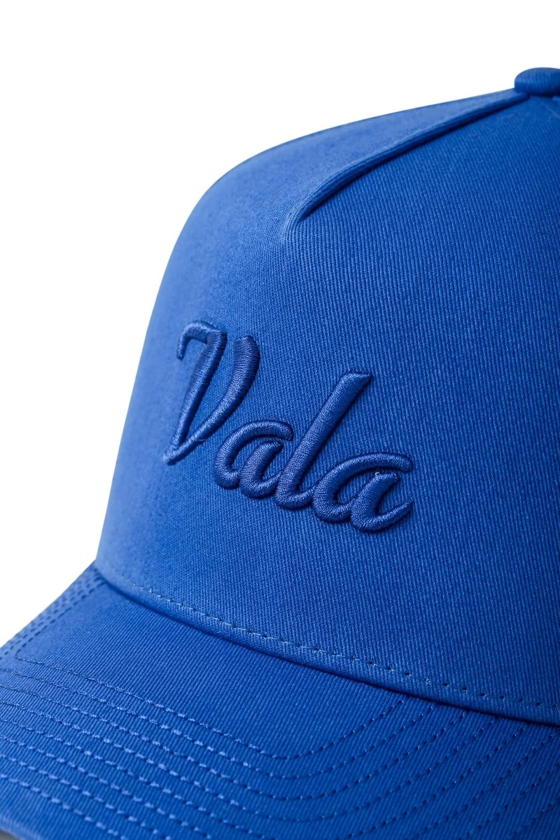 Valabasas Vision Snapback Hat - Tonal Embroidery Electric Blue - Image 9