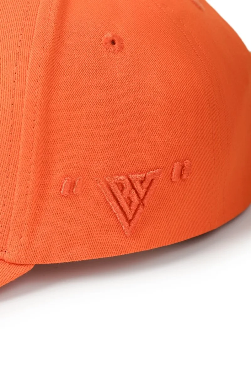 Valabasas Vision Snapback Hat - 5-Panel Shocking Orange - Image 5