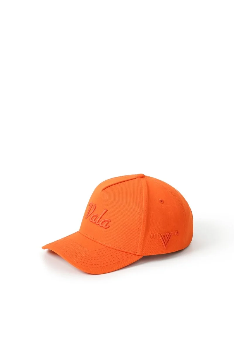 Valabasas Vision Snapback Hat - 5-Panel Shocking Orange - Image 6