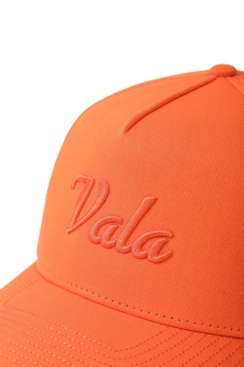 Valabasas Vision Snapback Hat - 5-Panel Shocking Orange - Image 7