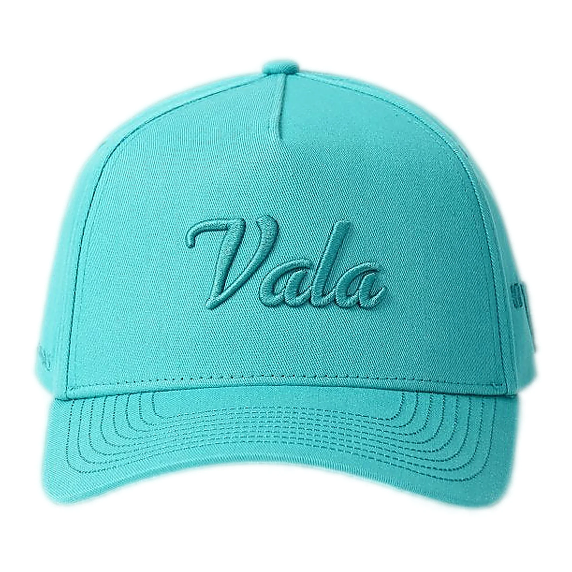 Valabasas Vala Snapback Hat - Curved Brim Turquoise Tonic - Image 3