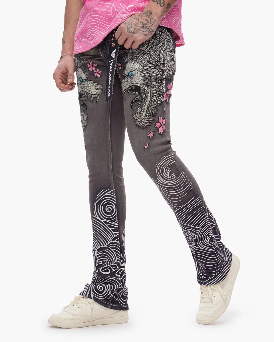 Valabasas Dragon Jeans - Stacked Fit - Image 17