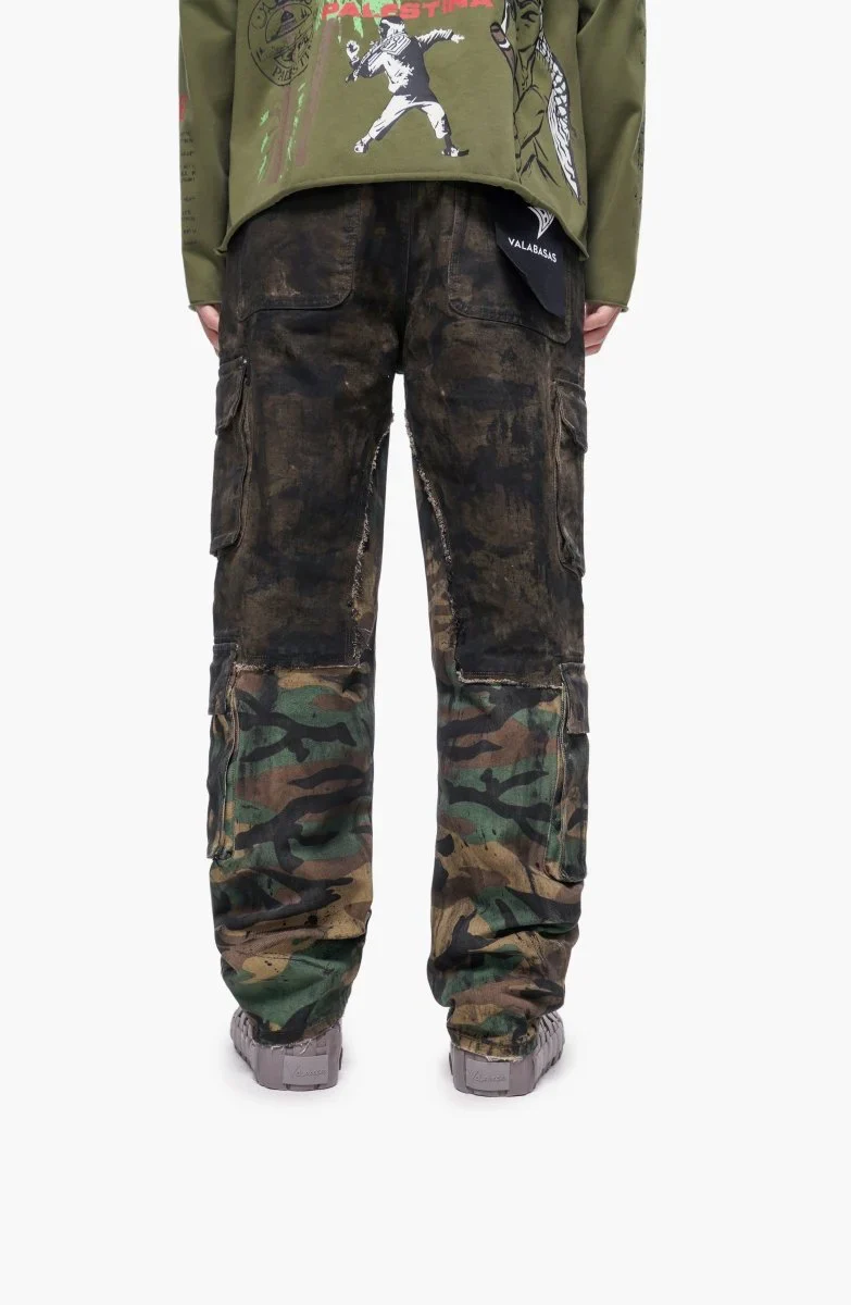 Valabasas Camo Cargo Pants - Camouflage Pattern - Image 6
