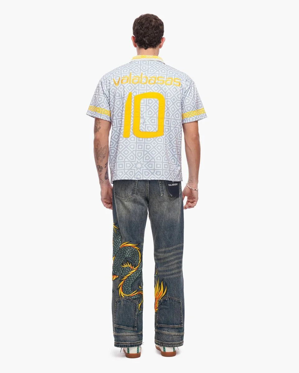 Valabasas Sky Serpent Jeans - Baggy Fit Vin/Wash - Image 5