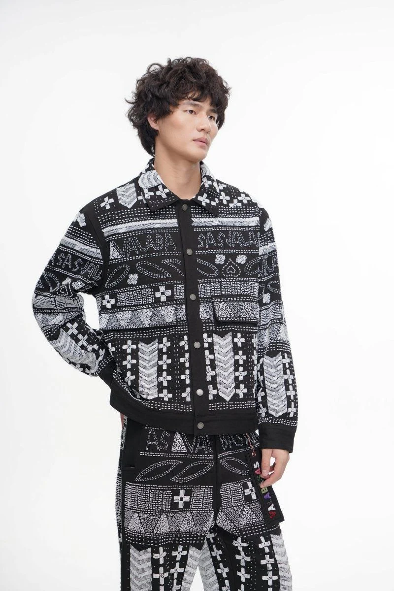 Valabasas Time Hand Beaded Jacket - Patterned - Image 27