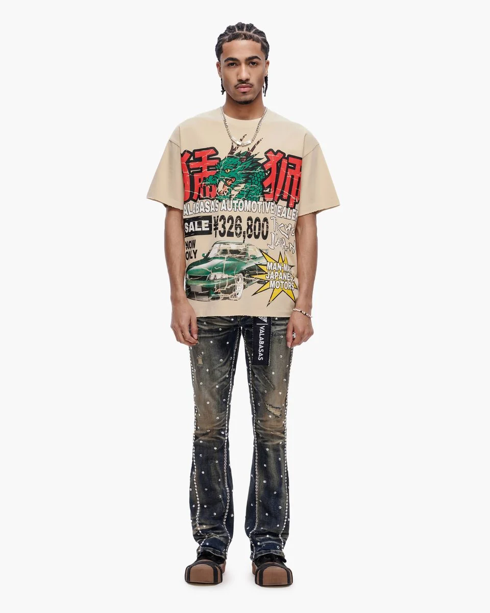 Valabasas Japanese Motors Tee - Graphic - Image 3