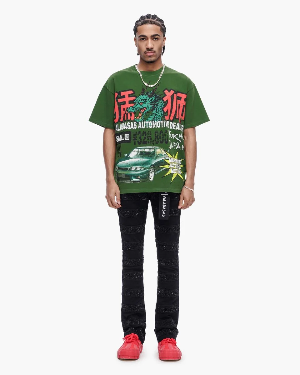 Valabasas Japanese Motors Tee - Graphic - Image 4