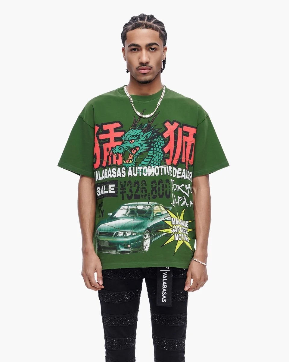 Valabasas Japanese Motors Tee - Graphic - Image 5