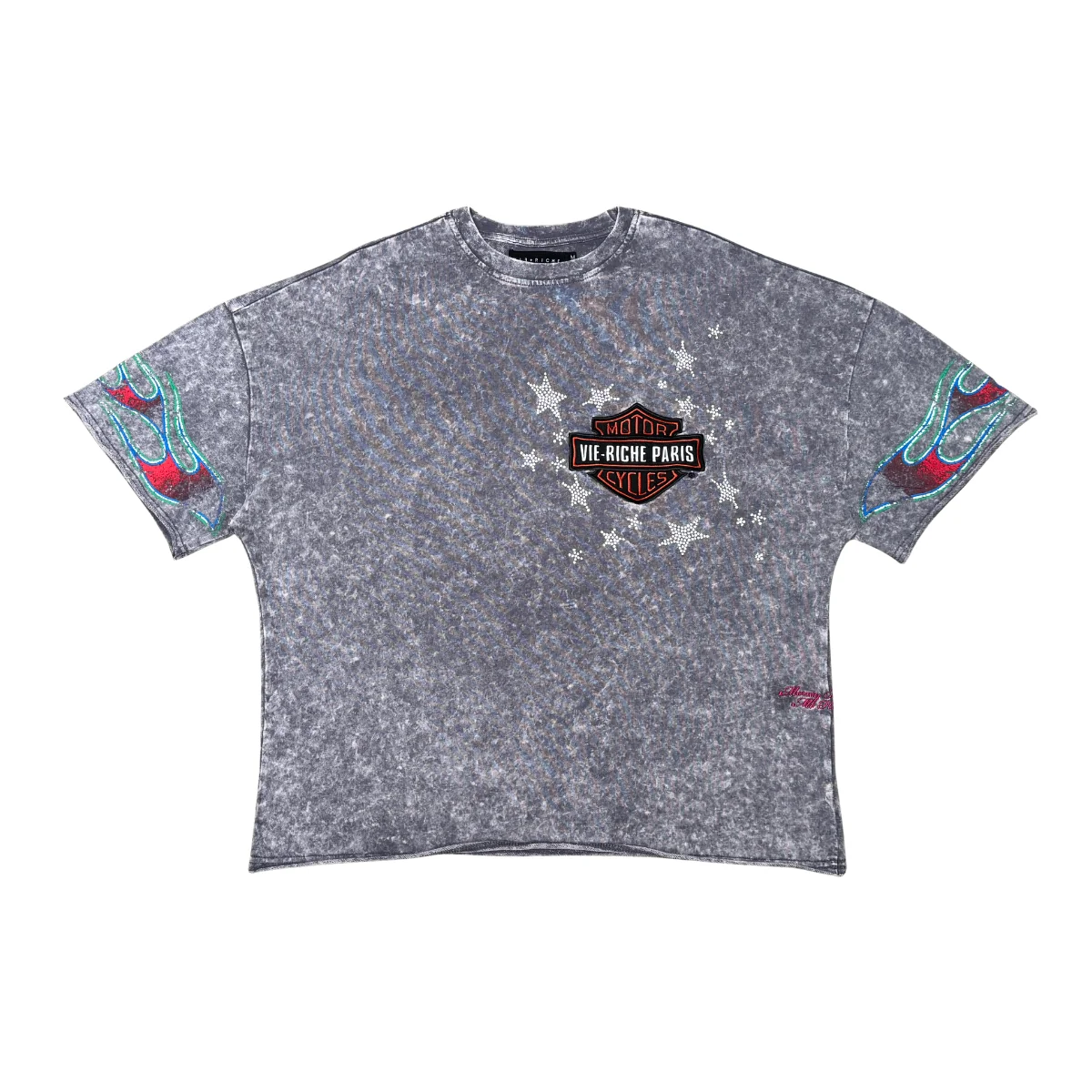 Vie+Riche Skullcycle Tee T-Shirt - Gray - Image 2