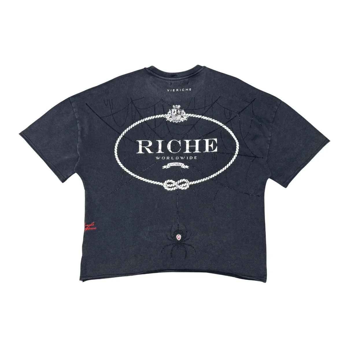 Vie+Riche Spider Tee - Graphic Black - Image 4