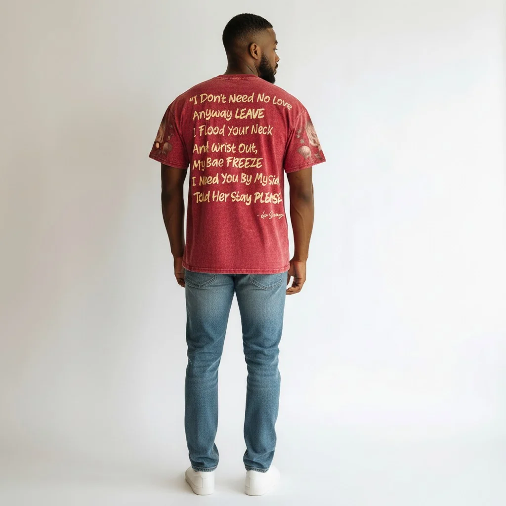 Vie+Riche Skull Tee - Graphic Red - Image 4