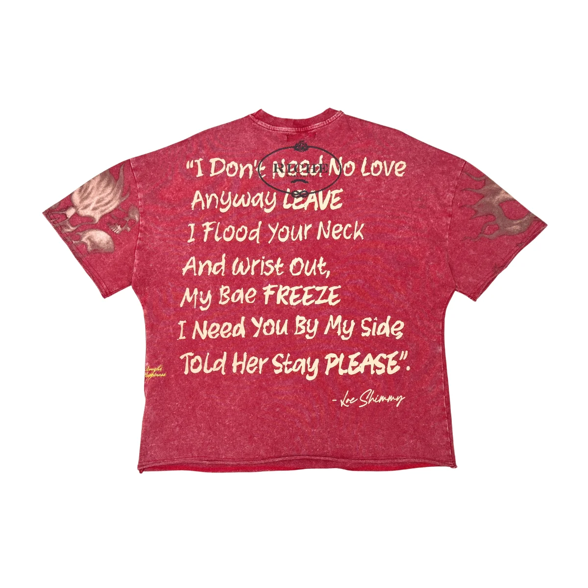 Vie+Riche Skull Tee - Graphic Red - Image 6