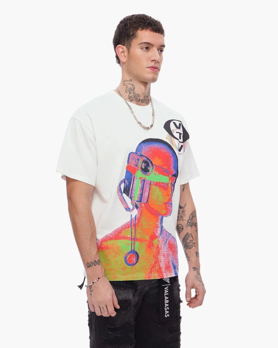 Valabasas Broadcast T-Shirt - White - Image 6