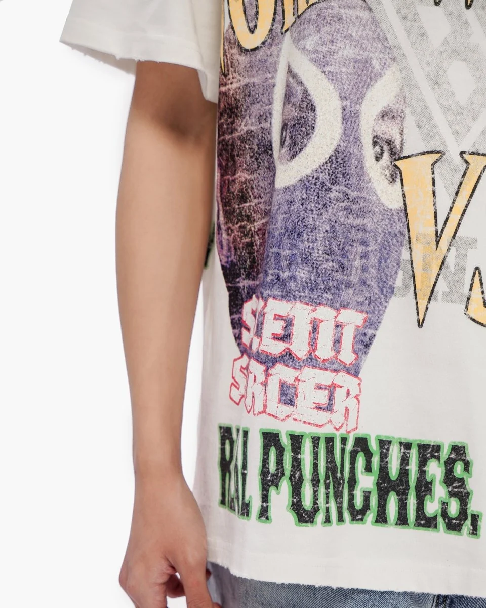 Valabasas Wrestling T-Shirt - Graphic White - Image 4
