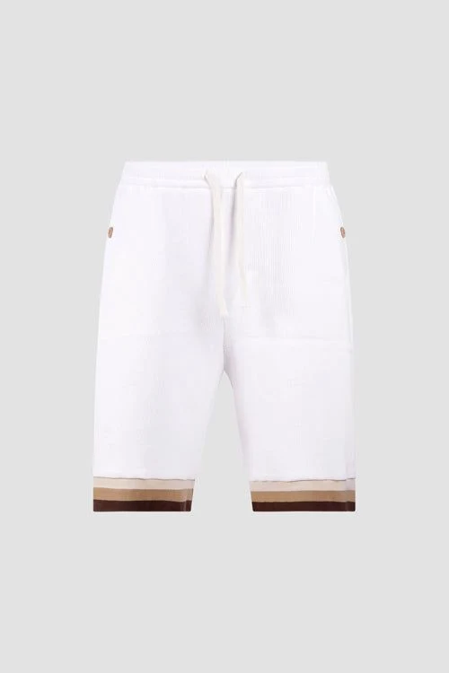 Hideout Waffle Shorts - Knit Texture White - Image 2